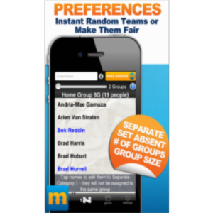 Make my Groups - Flexible Team Generator and Scorer App for iOS icon