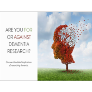 Are you FOR or AGAINST Dementia Research? icon