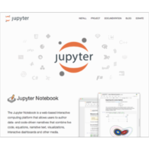 The Jupyter Project:  The Jupyter "Open Data" Notebook icon
