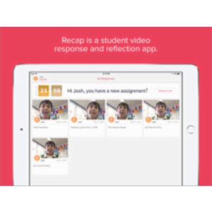 Recap: Video Response and Reflection for Education App for iPad icon