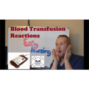 Blood transfusion reactions - NCLEX Review for the RN LVN nursing student icon
