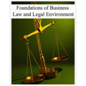 Foundations of Business Law and Legal Environment icon