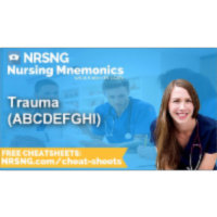 Trauma ABCDEFGHI Nursing Mnemonics, Nursing School Study Tips icon