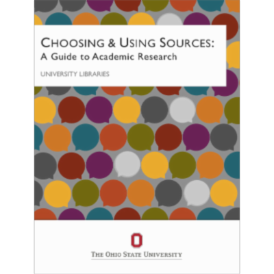Choosing & Using Sources: A Guide to Academic Research icon