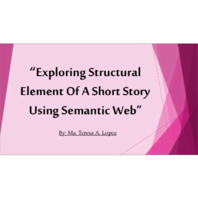 Exploring structural element of a short story using semantic web icon