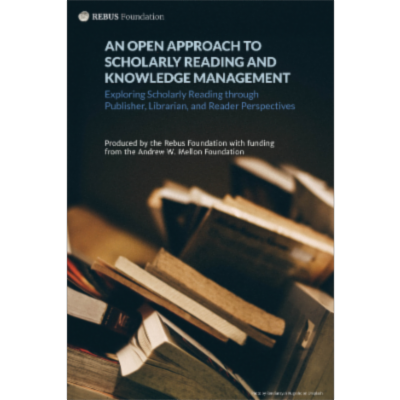An Open Approach to Scholarly Reading and Knowledge Management