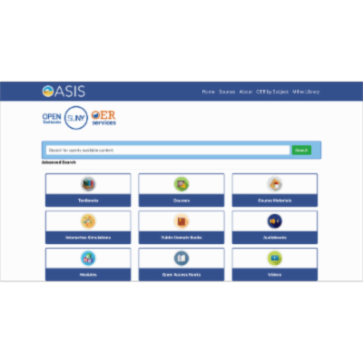 OASIS:  OER/Open Content Search Finder icon