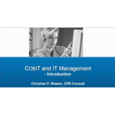 Introduction to COBIT and IT management icon