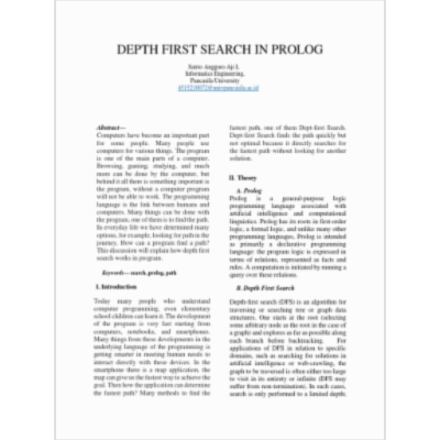 Depth First Search in Prolog | Mathematical Relations | Combinatorics icon