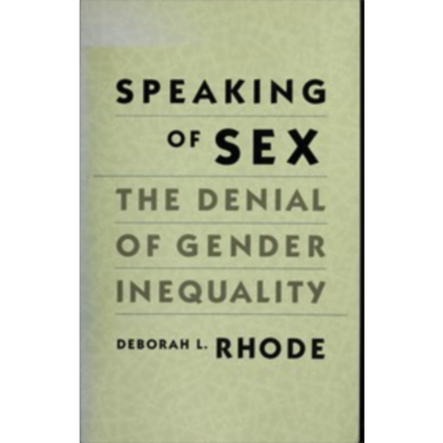 Speaking of sex : the denial of gender inequality icon