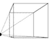 One Point Perspective icon