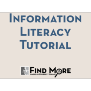American University Librarys Information Literacy Tutorial icon