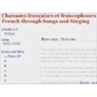 French through Songs / Chansons francaises et francophones icon