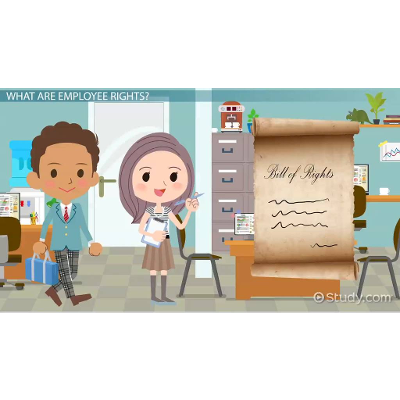 What Are Employee Rights in the Workplace? - Law & Concept icon