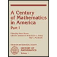 AMS History of Mathematics, Volume 1: A Century of Mathematics in America, Part I icon