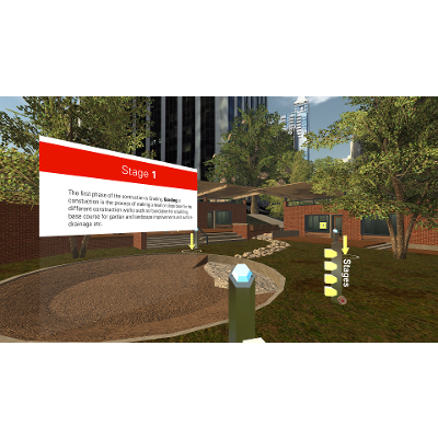 Immersive Virtual Reality (VR) Technology to Teach Construction, Materials, and Methods In Landscape Architecture icon