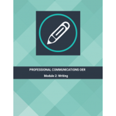 Professional Communications OER - Module 2: Writing icon