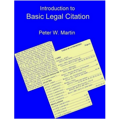 Introduction to Basic Legal Citation icon