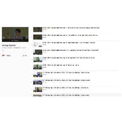 Spanish Heritage Language Professional Development Videos from COERLL icon