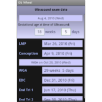 Ob (Pregnancy) Wheel App for Android icon