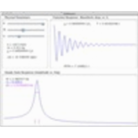 Interactive Damped Simple Harmonic Motion Applet icon