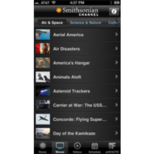 Smithsonian Channel App for iOS