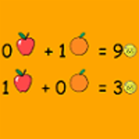 Adding apples and oranges icon