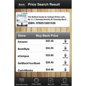 Textbook Buy Back Comparison App for Android icon