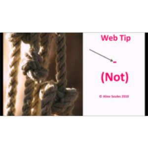 Effective Web Searching: NOT icon