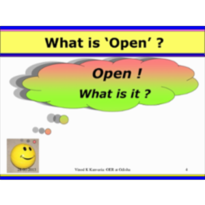 Open Educational Resources: Its Concept, Understanding and Exemplary Resources icon
