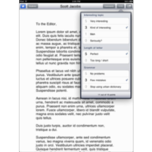 Speed Grader App for iPad icon