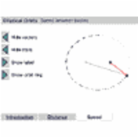 Eliptical Orbits - Distance and Speed icon