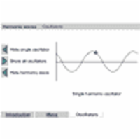 Single Oscillators in a Harmonic Wave