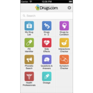 Drugs.com Medication Guide App for iOS icon