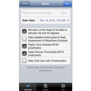Ventilator Bundle Checklist App for iOS icon
