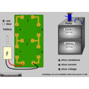 Web-Based Interactive Circuit Simulator for Introductory Physics