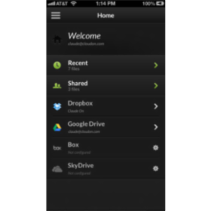 Cloud On - Mobile App for iOS