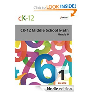 CK-12 Middle School Math Grade 6, Volume 1 Of 2