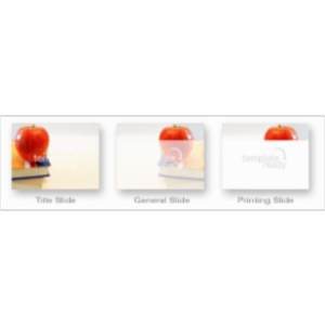 Educational Powerpoint template icon