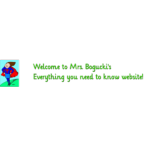 Mrs. Bogucki's Website icon