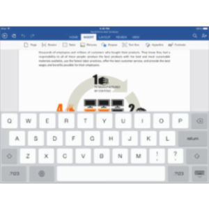 Microsoft Word App for iPad icon