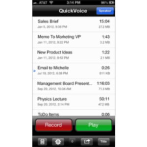QuickVoice® Recorder App for iOS icon