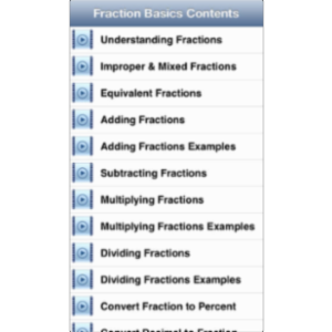 Fraction Basics App for iOS icon