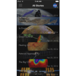 NASA Visualization Explorer App for iOS icon