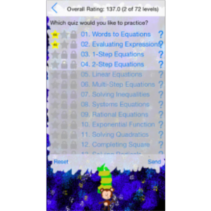 Middle School Algebra App for iOS icon