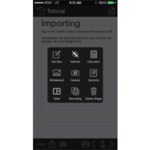 Shared Notes for School and Work App for iOS