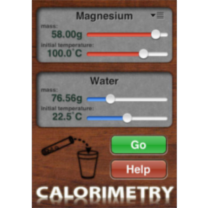 Calorimetry Simulator App for iOS icon