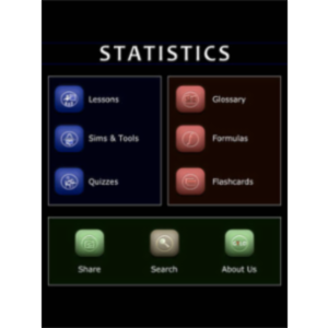 Statistics 1 App for iPad