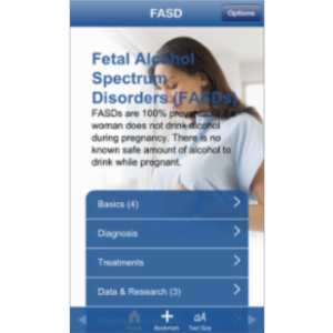 Fetal Alcohol Spectrum Disorders App for iOS