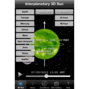 Interplanetary 3D Sun App for iOS